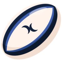 Rugby Sport Balls 2D Color Illustrations png