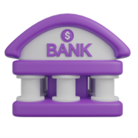 3d rendering of financial icons png