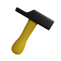 3d rendering of a construction worker icon png