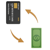 financier icône 3d le rendu png