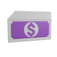 3d rendering of financial icons png