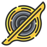 black hole icon design png