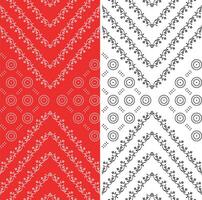 circle fabric design rounded square artwork vector