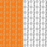 Abstract circle geometric dots seamless pattern on beige background. For textile or paper can be used. vector