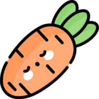 conception d'icône de carotte png
