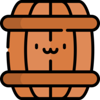 vino barril icono diseño png