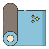 diseño de icono de tela png