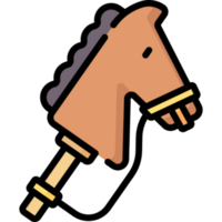 diseño de icono de caballo png