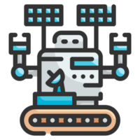 design de ícone de robô png