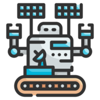 diseño de icono de robot png