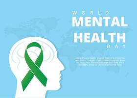 World Mental Health Day vector