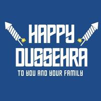 Happy Dussehra post template free download vector