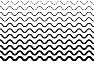 Thin wavy lines seamless pattern. Repeatable wavy zigzag lines vector pattern.