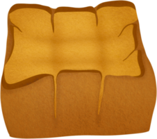 Toast, brot, Dessert png