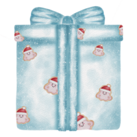 Blue Christmas present png