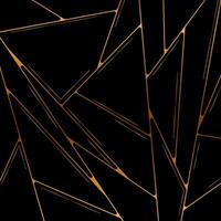 Luxury golden grid pattern abstract tech background vector