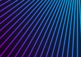 Blue purple neon dotted lines abstract futuristic background vector