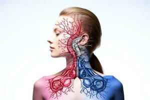 Symptoms of health issues and disease,diseases symptoms concept, Generative AI illustration photo