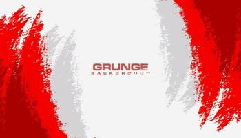 Grunge hipster background with paint splits. stylish frame red color of the brush vector