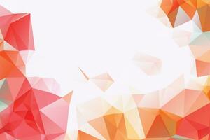 abstract background, low poly textured triangle shapes in random pattern, trendy lowpoly background vector