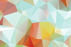 abstract background, low poly textured triangle shapes in random pattern, trendy lowpoly background vector