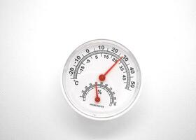 hygromter thermometer whitebackground photo