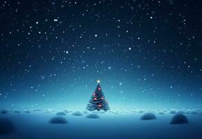 Ai generative Christmas background with negative space realistic image ultra hd high design very detailed photo