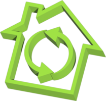 eco icon element for environment or ecologically concept png