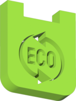 eco icon element for environment or ecologically concept png