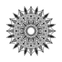 Hand drawn mandala. decoration in ethnic doodle ornament. vector