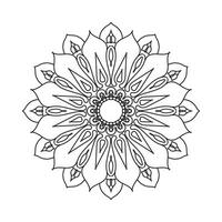 Hand drawn mandala. decoration in ethnic doodle ornament. vector