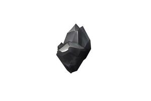 3D Black Diamond Gemstone photo