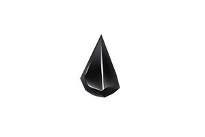 3D Black Diamond Gemstone photo