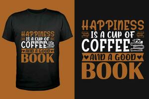 Cup Coffee t-shirt Design vector