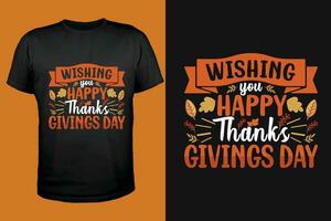 Thanksgiving T-Shirts for a Memorable Holiday Season vector