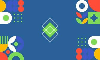 Abstract background with Memphis style modern design vector