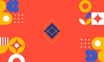 Abstract background with Memphis style modern design vector