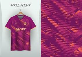 antecedentes para Deportes jersey, fútbol camisetas, corriendo camisetas, carreras camisetas, cubrir patrón, púrpura y naranja vector