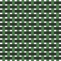 Green grid cloth pattern vector