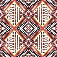 Fabric pattern, various patterns, orange, black vector