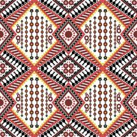 Fabric pattern, various patterns, orange, black vector