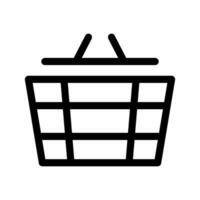 Basket Icon Vector Symbol Design Illustration