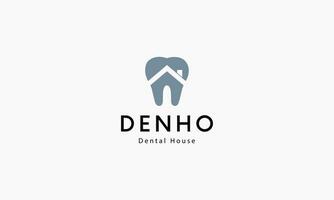 Dental logo design template vector