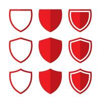 Shield protection icon vector in flat style. Protect, security sign symbol