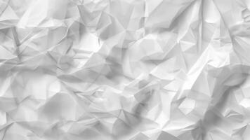 Crumpled white paper photo