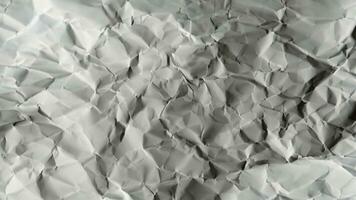 Crumpled white paper photo