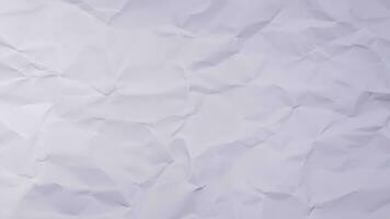 Crumpled white paper photo