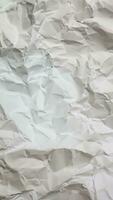 Crumpled white paper photo