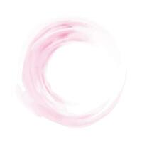 Watercolor Frame Brush Vector with Circle or Circular Shape and Abstract Style