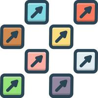 color icon for specification vector